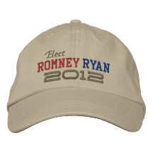 Mitt Romney Paul Ryan 2012 Embroidered Baseball Cap