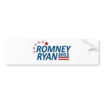 Mitt Romney Paul Ryan 2012 Stars bumper stickers