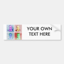 MITT ROMNEY Pop Art Bumper Sticker
