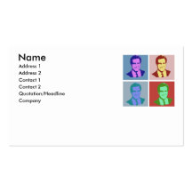 MITT ROMNEY Pop Art Business Card