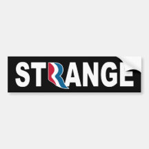 Mitt Romney stRange Bumper Sticker