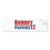 Mitt Romney Tim Pawlenty 2012 bumper stickers
