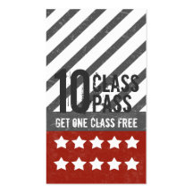 Mixed Martial Art s Business Card 10 Class Pass
