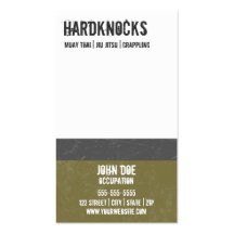 Mixed Martial Arts Business Card