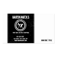 Mixed Martial Arts Business Card loyalty card
