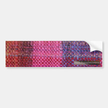 mm handwovens pink bumper sticker