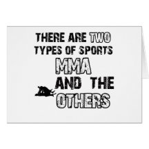 mma designs for lovers of the sport card