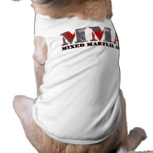 MMA Mixed Martial Arts Bloody Skulls Dog Shirt