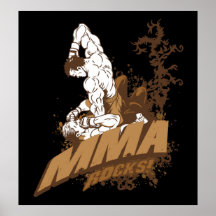 MMA Rocks Print