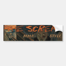 MMA The Ultimate Scream Bumper Stickers