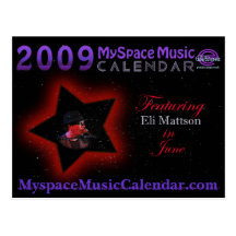 MMC2009 ELI MATTSON in June  - CUSTOM POSTCARD