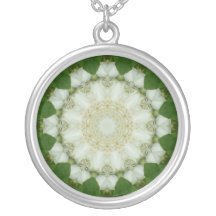 Mock Orange Blossom Silver-plate Necklace