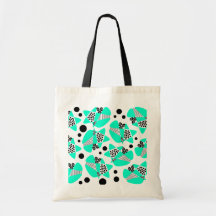 Mod Abstract Canvas Bags