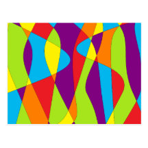 Mod Abstract Post Cards