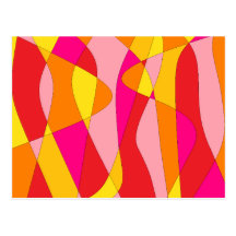 Mod Abstract Postcards