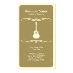 mod acoustic guitar business card