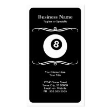 mod billiards business card templates