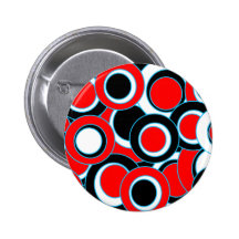Mod Circles Pinback Button