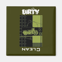 Mod CLEAN DIRTY Dishwasher Magnet