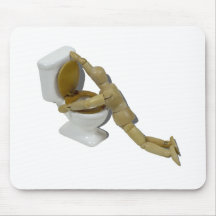 ModelSickIntoToilet110511 Mouse Pads