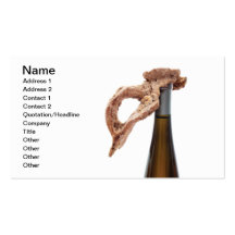 Modern amphora business card template