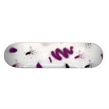 Modern Art Funky Skateboard