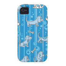 Modern Bassets iPhone 4/4S Covers