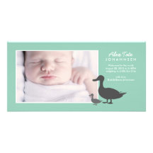 Modern Birth Announcement Photo Card | No. 15