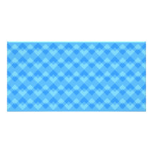 Modern Blue Pattern. Picture Card
