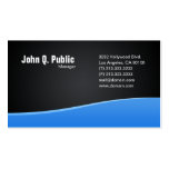 Modern Blue Wave Business Card