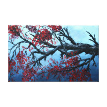 modern corporate art cherry blossum flower canvas prints