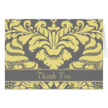 Modern Damask Note Card