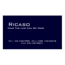 Modern Dark Blue and White Business Card Templates