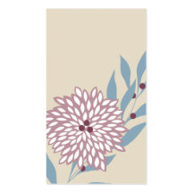 modern elegant nature business card template