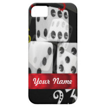 Modern gambling dice iPhone 5 covers