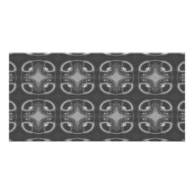 Modern Grey Pattern. Picture Card