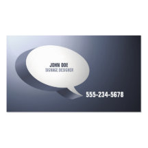 Modern High Impact Design Business Card