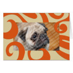Modern Holiday Photo Card - Orange