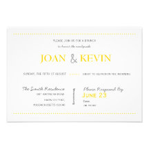 Modern Invitation Suite Brunch Card