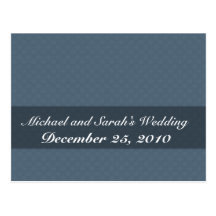Modern light blue circles on rough blue background post cards