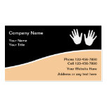 Modern Massage Business Cards business cards