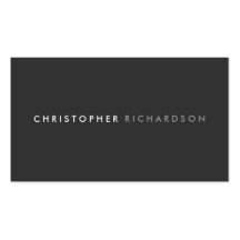MODERN & MINIMAL No. 4 Business Card