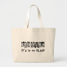 Modern Pentathlon It's in my blood Tote Bags