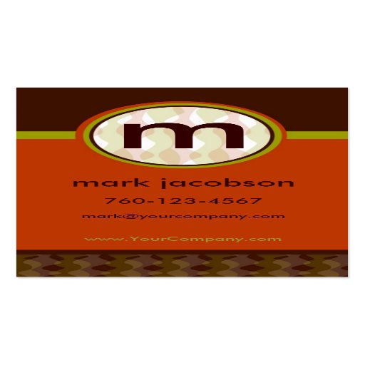Modern-Retro Business Card