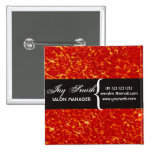 Modern Safari Salons Hairstylist Name Tag buttons