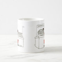 Modern Santa- Naughty..Not So Naughty Coffee Mug