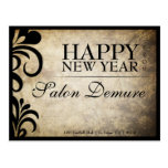 Modern Sophisticated Designer Salon Postcard