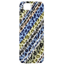 Modern stripes animal print texture of leopard 2