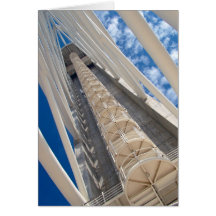 Modern tower greeting cards