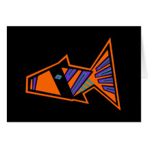 Modfish Greeting Card